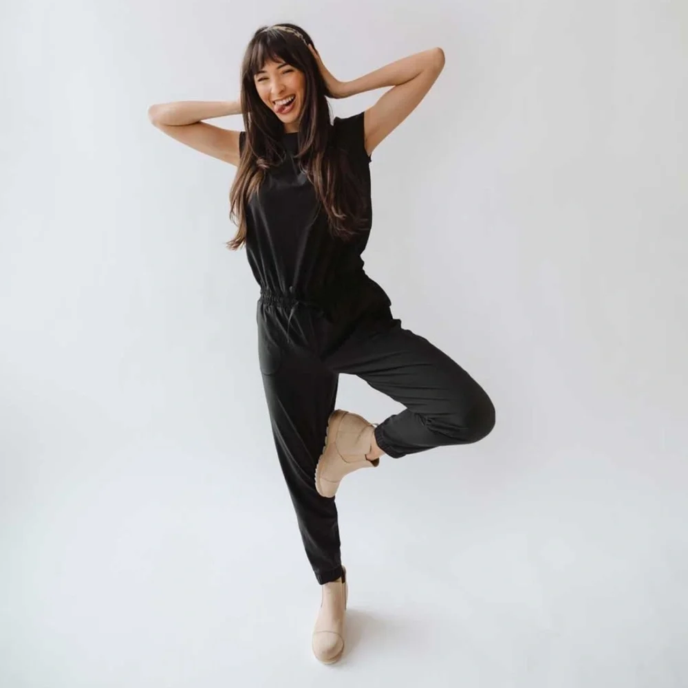 Albion Black Jumpsuit